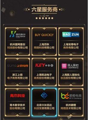 天猫公布2019年下半年星级服务商名单,兴长信达再获六星评价!